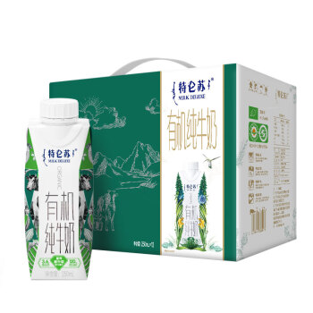 蒙牛 特仑苏 有机纯牛奶 梦幻盖 250ml*12 礼盒装