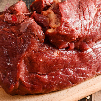 河北特产真空散装500g 不带皮驴肉火烧 新鲜生驴肉 申通:5斤带皮腱子