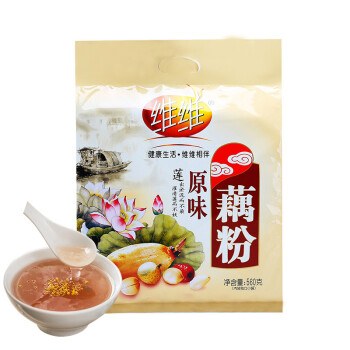 维维  营养早餐 速溶即食 冲饮代餐 原味藕粉560g,降价幅度12.4%