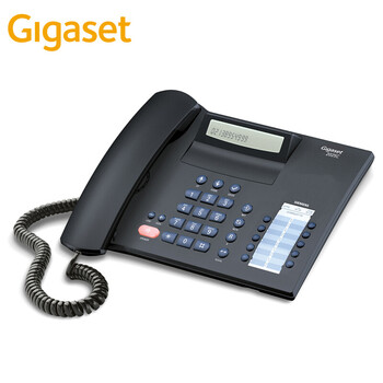 
                                        
                                                                                集怡嘉(Gigaset)原西门子品牌 电话机座机 固定电话 办公家用 高清免提 通话静音 2025C黑色                