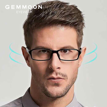 gemmoon聚魅 篮球眼镜运动近视眼镜男超轻全框平光镜男士踢足球眼睛