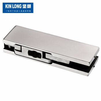 坚朗KINLONG    精铸门夹304不锈钢地弹簧无框玻璃门配件下夹WM08103 亚光