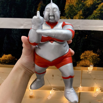 万达现货 gk肥宅胖奥特曼退休自制q版可爱恶搞礼物摆件玩具模型玩具