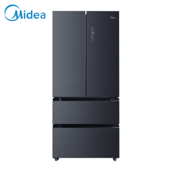 美的(Midea)508升 多门电冰箱 19分钟急速净味 双变频风冷无霜 一级能效 莫兰迪灰BCD-508WTPZM(E)