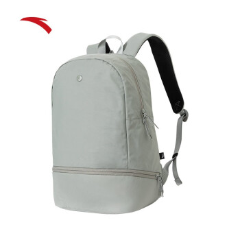 安踏夏季奥特莱斯双肩包轻便电脑包学生背包书包运动时尚包 荞麦绿-2 均码