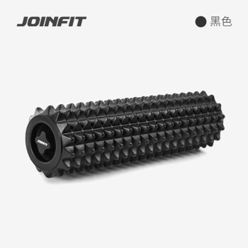 JOINFIT 狼牙轴 泡沫轴 瑜伽 按摩轴 普拉提柱肌肉放松按摩泡沫滚轴按摩 二代狼牙轴-黑（硬度50°） 按麻棒