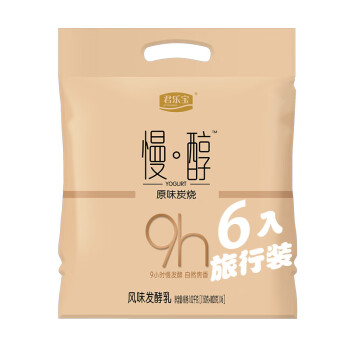 君乐宝 慢醇 原味炭烧 170g *6袋 酸奶酸牛奶