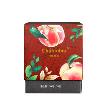 chabiubiu蜜桃白桃乌龙茶玫瑰花茶水果乌龙茶包组合型花茶冷泡茶文山包种茶 花果拼配30g茶叶