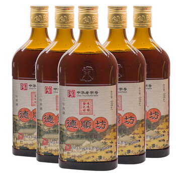 5折舟山老酒德顺坊老酒黄酒三年陈500ml普陀山特产米酒花雕酒深灰色