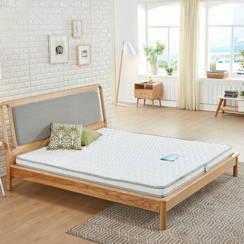 全友家居 床垫环保透气椰丝熔棉1.8米棕垫偏硬105056 1.8米床垫