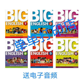 培生朗文少儿英语教材bigenglish123456级小学生书练习4级别课本和