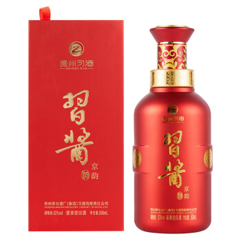 茅台 集团 习酒 习酱·京韵 53度  酱香型高度白酒 500ml*6瓶 整箱装,降价幅度7.6%