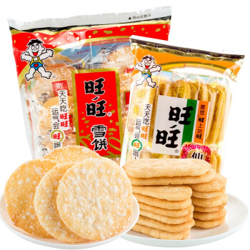 旺旺雪饼84g仙贝52g雪米饼休闲食品膨化零食小吃仙贝258g袋