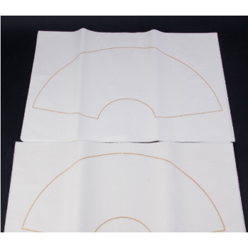 杞记 古艺四尺四开描金扇面扇形宣纸半生半熟书法国画