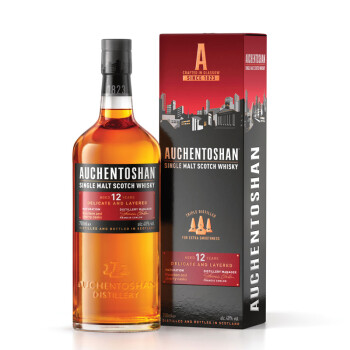 auchentoshan欧肯特轩12年单一麦芽威士忌750ml