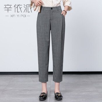 裤2022春夏宽松遮肉显高显瘦气质减龄时尚百搭老爹裤rg浅灰色721132