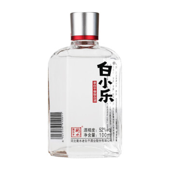 衡水老白干 白酒 白小乐 老白干香型 52度 100ml