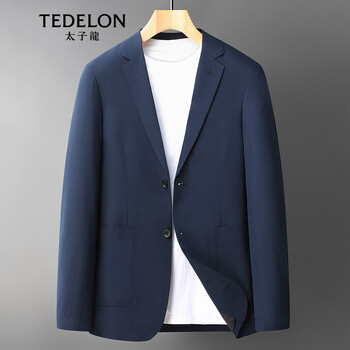 太子龙tedelon西服男士商务职场修身西装上衣春季新款中青年休闲单西