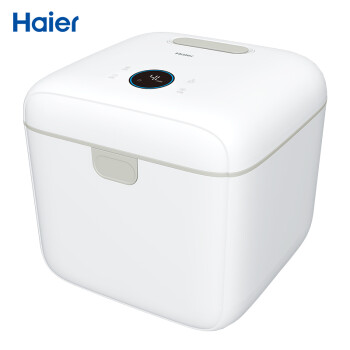 海尔（Haier）奶瓶消毒器带烘干 宝宝紫外线消毒锅10L双灯管 奶瓶收纳箱婴儿消毒柜HBS-U202