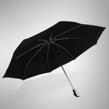 
                                        零时差雨伞男士超大全自动商务伞10骨折叠太阳伞加大防风511晴雨伞双人黑胶遮阳伞女 全自动--8骨双人黑色                