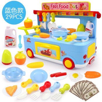 育儿宝(yu er bao) 儿童过家家小孩厨房玩具套装组合宝宝做饭女孩煮饭