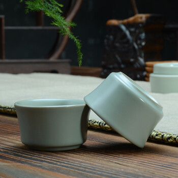
                                                                                汝道（RUDAO） 汝窑功夫茶具套装 陶瓷茶壶茶杯整套可养金丝开片 家用泡茶器 汝窑-四方壶12头礼盒套装                
