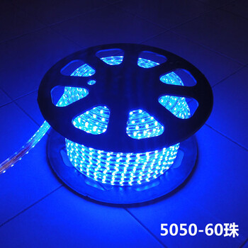 
                                        倍靓照明220Vled灯带高亮5050LED单色灯带七色可选适用于吊顶客厅卧室 一米 正白                