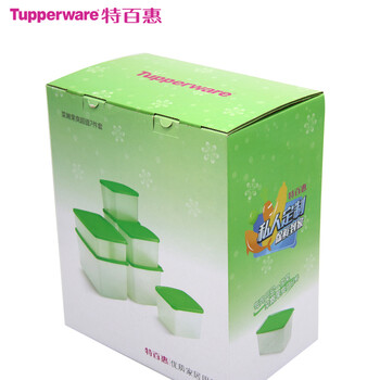 特百惠厨房冰箱干货储藏菜嫩果爽冷冻冷藏保鲜盒套装 菜嫰果爽7件套