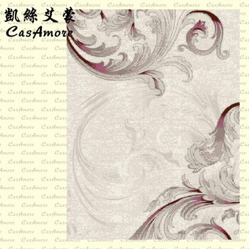 CasAmore现代简约客厅地毯 时尚设计师日韩风家居沙发茶几垫书房卧室床边毯进门垫大地垫 4080R 2000MMx2800MM