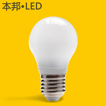 本邦(BENBON)E27大螺口LED球泡 3.8W 白光