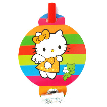 孩派HighParty/生日派对用品/生日装饰/Hello Kitty吹龙/6个