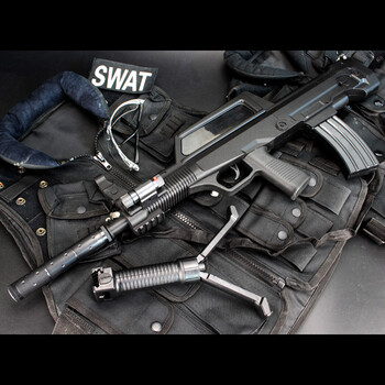 手动95式九五步枪软弹巴雷儿童生日礼物 m95战术版(带支架) 一万子弹