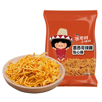 中国台湾进口张君雅小妹妹点心面(墨西哥辣鸡风味)78g(新老包装随机发送)