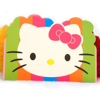 孩派HighParty/派对用品/生日聚会/Hello Kitty邀请卡/6个