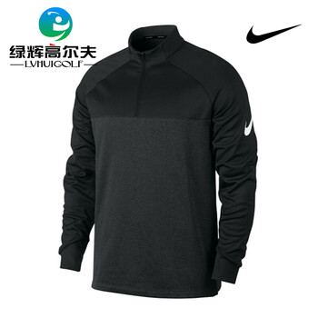 nike耐克 高尔夫服装 男士 秋冬外套 保暖上衣 golf长袖运动服 黑色 l
