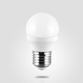 
                                        明锐LED灯泡4W E27大螺口接口球泡灯照明光源 暖白光3000K                