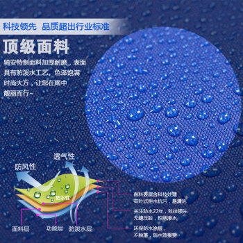 骑安雨衣自行车雨衣雨披电动车雨披单人男女加厚加大透明大帽檐骑行款号QA-6701 67013XL宝蓝色大帽檐款 XXXL