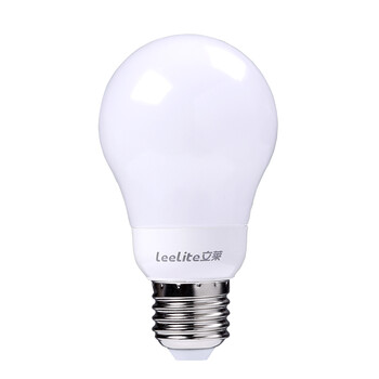 立莱 led灯泡 圆形超亮e27大螺口led球泡节能灯具 8W 白光