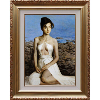 简欧现代房间装饰画卧室床头背景挂画人物壁画单幅睡美人工厂 r20 88*