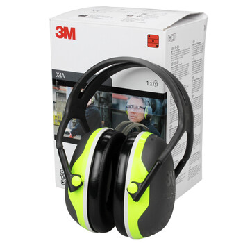 3M X4A 防噪音 隔音耳罩 降噪音 学习 工作 学习 射击 舒适型防护耳罩 X4A防护耳罩(1个)