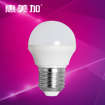 
                                        惠美加 LED灯泡 节能灯E27螺口灯头 白光台灯筒灯灯泡 10W 5支装                