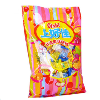 上好佳（Oishi）水果硬糖什锦味500g