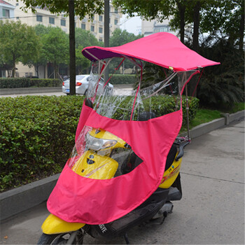 
                                        电动车遮阳伞遮雨蓬电瓶车雨伞遮阳伞篷雨蓬棚 摩托车伞铝合金遮阳伞颜色款式多种 天蓝大号遮阳伞+雨披                