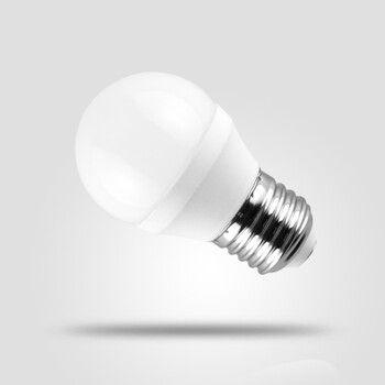 
                                        明锐LED灯泡4W E27大螺口接口球泡灯照明光源 暖白光3000K                