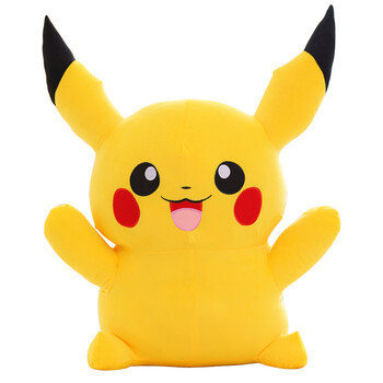 卡贝奇皮卡丘公仔毛绒玩具 神奇宝贝比卡丘抱枕玩具 比卡丘公仔布娃娃