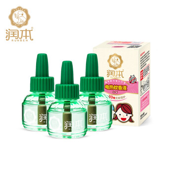 润本（RUNBEN） 婴儿蚊香液 儿童无香型电热驱蚊液补充装 45ml×3瓶