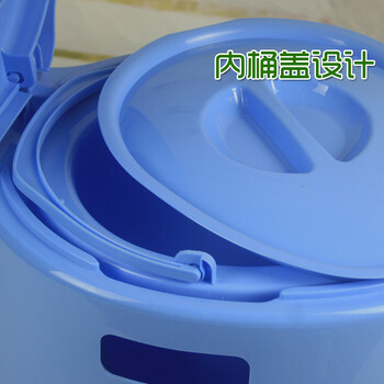 
                                        移动坐便器 高度35CM 移动马桶 老人马桶孕妇便桶塑料马桶 白色                