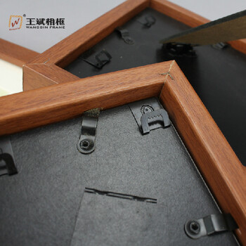 实木相框 欧式照片墙相框墙相片墙创意组合DIY包纸框KBZ12457 原木色 12寸-宜家相框-满2个送无痕钉-可挂墙