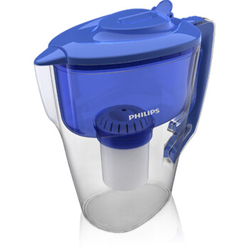 
                                                            飞利浦（PHILIPS） WP2801 净水壶 家用净水器 厨房过滤器 滤水壶 一壶3芯装                