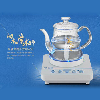 茶皇子 自动上水电茶炉 功夫茶具套装 玻璃烧水养生壶 泡茶用隐形抽水保温电热水壶　 803